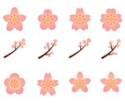 Floral Blossoms Graphics Set