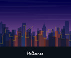 Skyline Melbourne City
