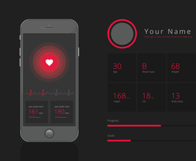Heart Rhythm Monitor in Mobile Application.