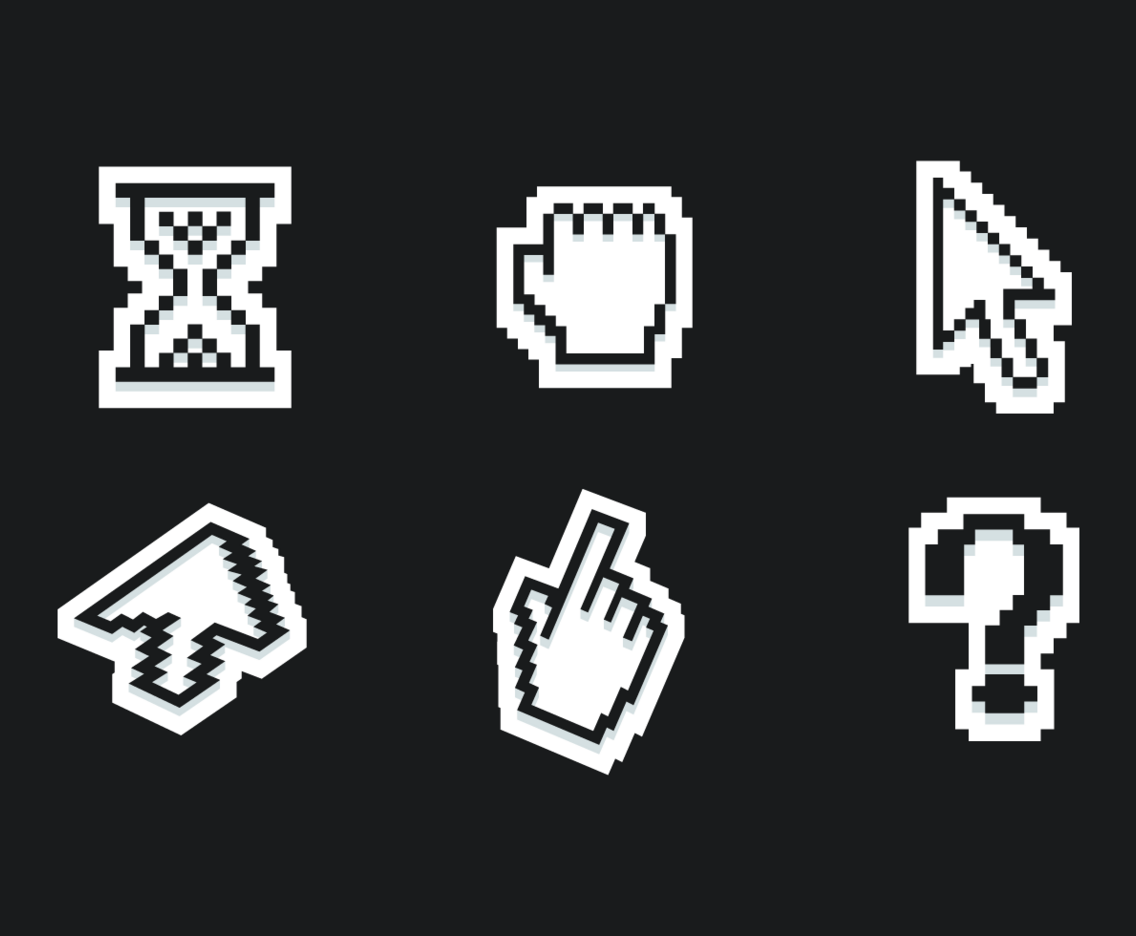 Mouse Over Free Vector Pack