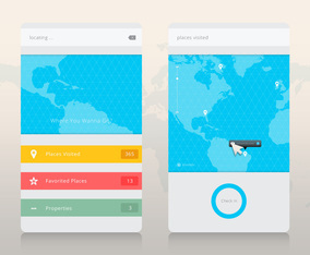 Mouse Over Location  GPS Program. Website Design Menu.