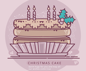 Vector Cake Illustration