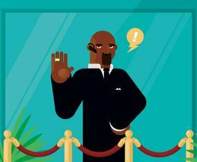 Bouncer Illustration