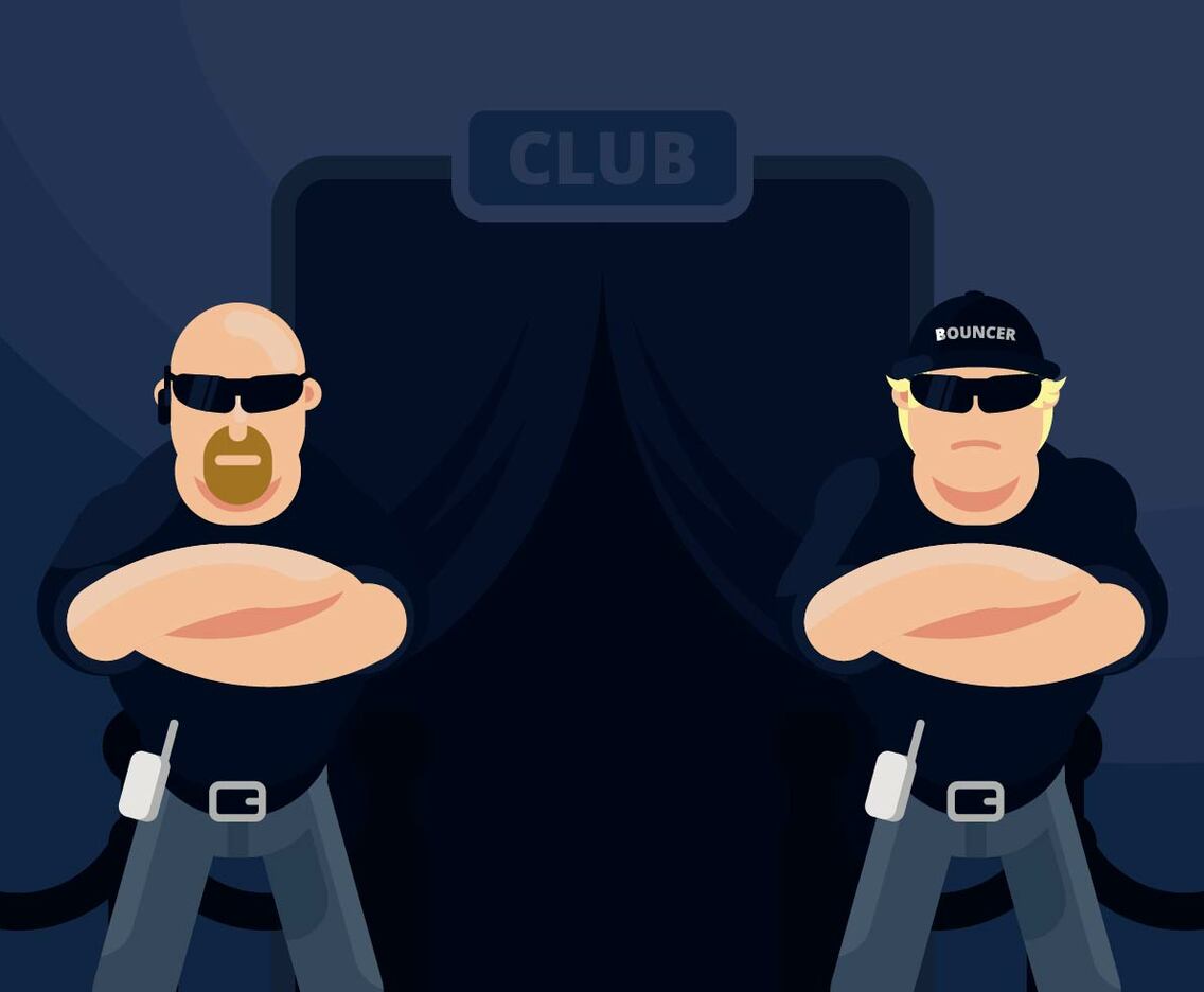 Bouncer Illustration