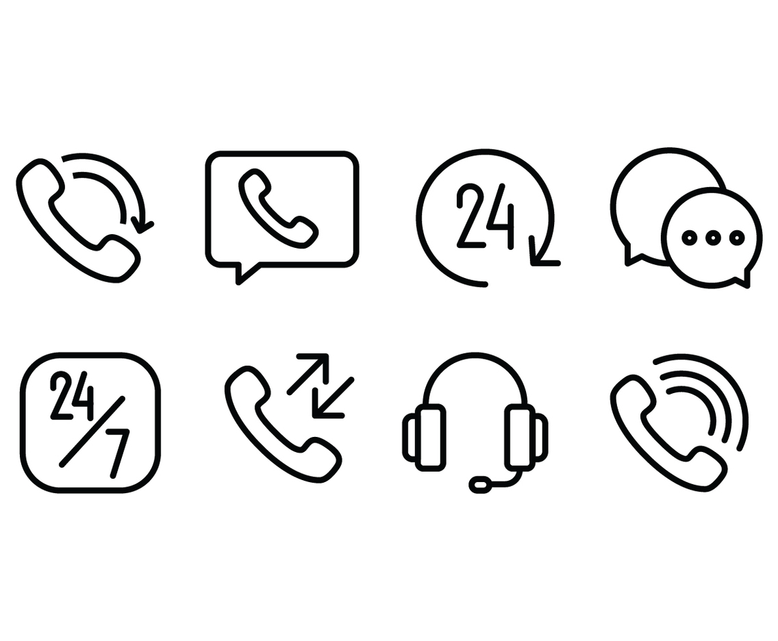 Call Centre Icon Set