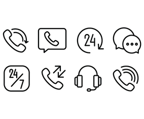 Call Centre Icon Set