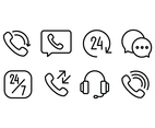 Call Centre Icon Set
