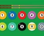 9 Ball vector set