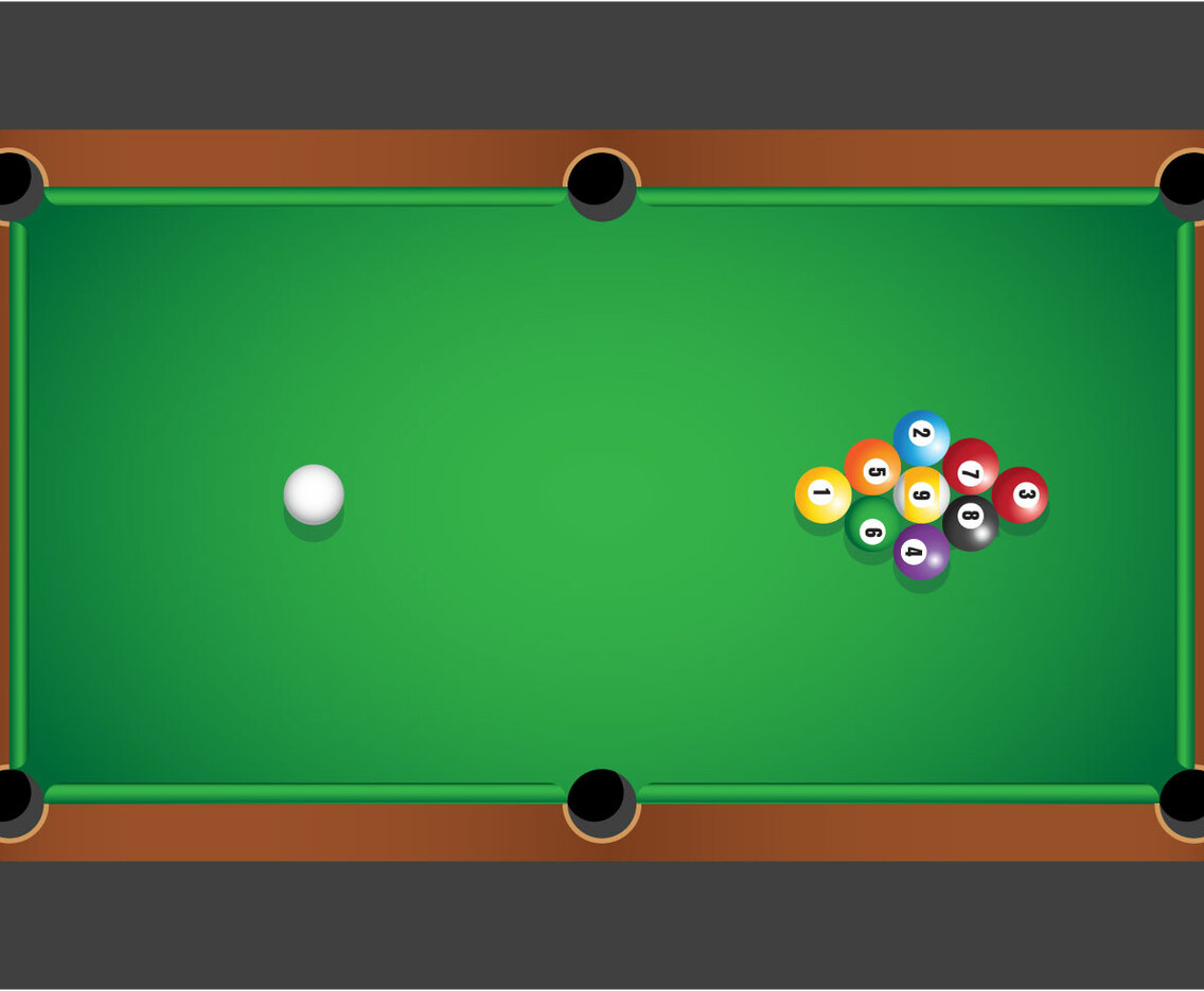 9 Ball Billiard Vector
