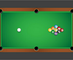 9 Ball Billiard Vector