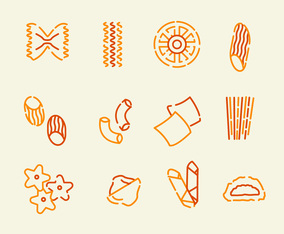 Various Pasta Icon