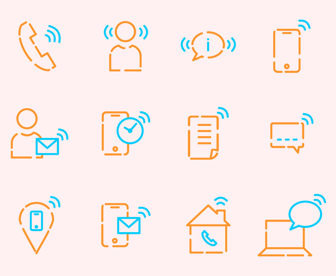 Call Centre Vector Icons