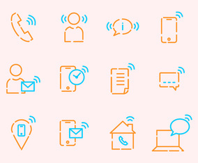 Call Centre Vector Icons