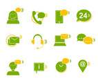 Call Centre Vector Icons