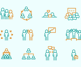 Referral Business Icons