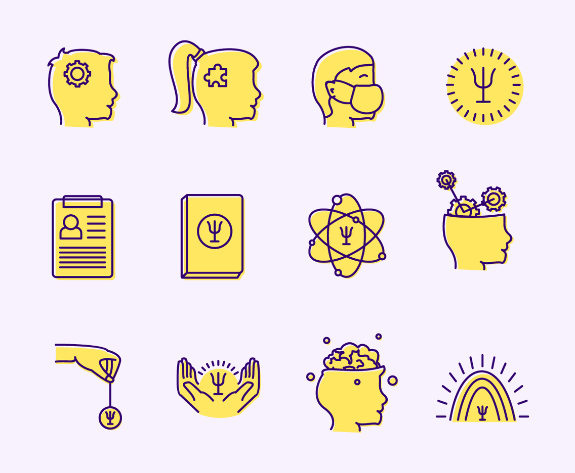 Psychologist Vector Icons