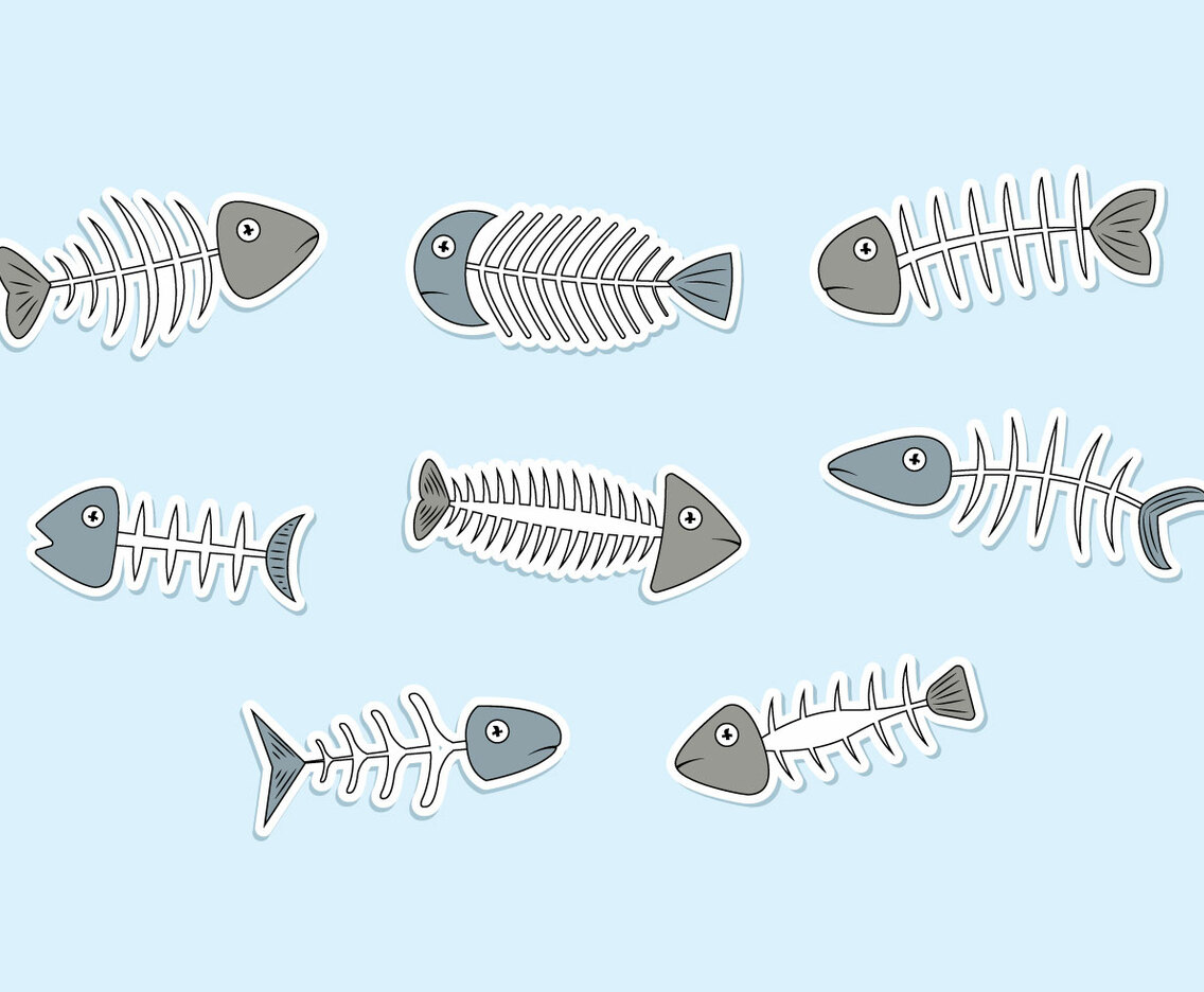 Fishbone Vector