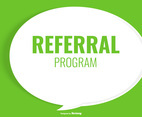 Flat Style Referral Program Illustration