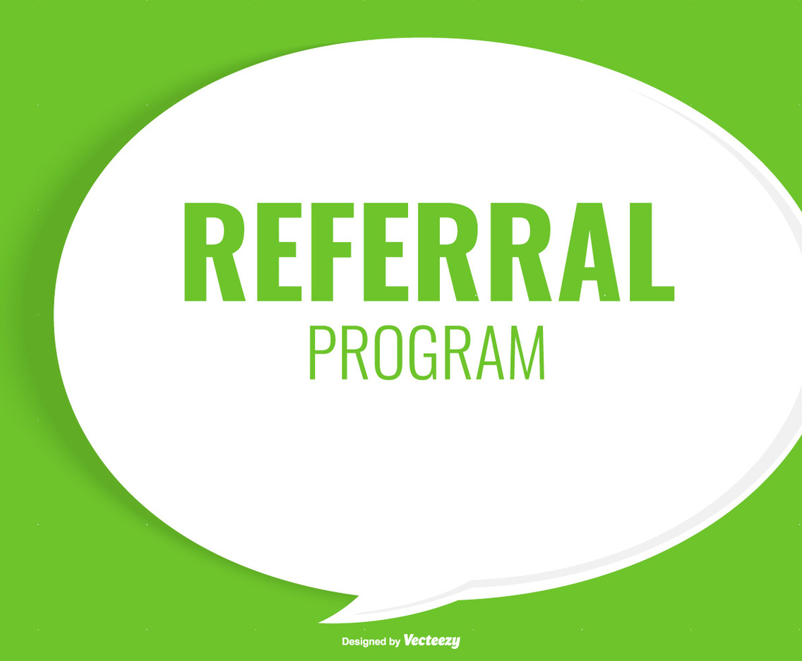 Flat Style Referral Program Illustration