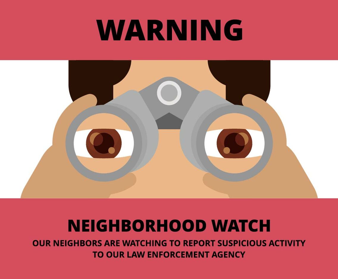 Neighborhood Watch Illustration