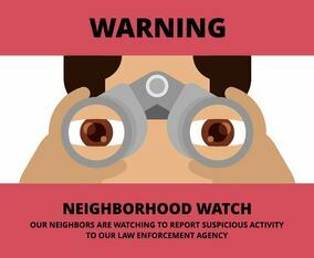 Neighborhood Watch Illustration