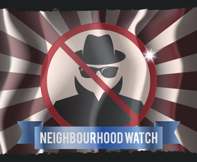 Neighborhood Watch Flag