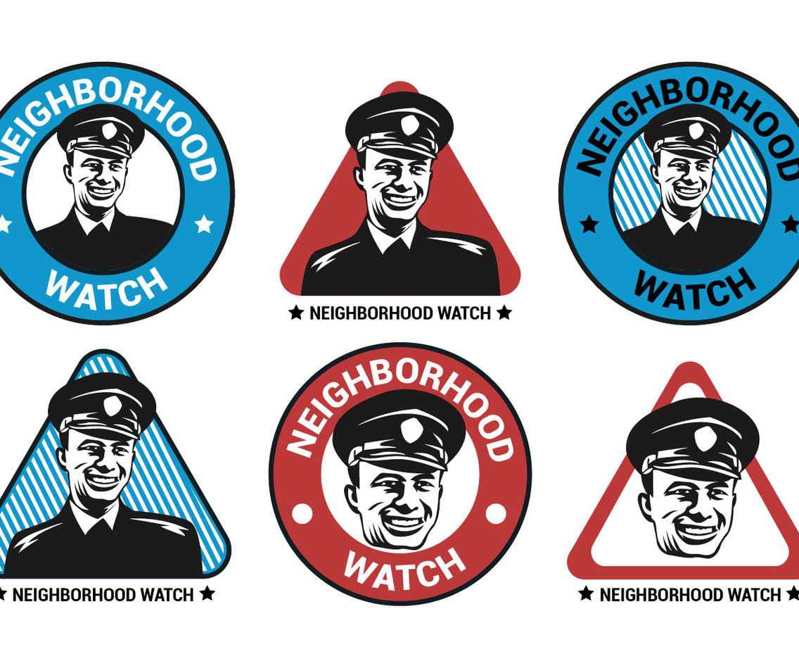Neighborhood Watch Vector Logo Collection