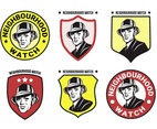 Neighborhood Watch Vector Logo Collection