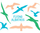 Silhouette Albatros Vectors