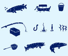 Vector Fishing Equipment