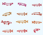 Muskie Icons Set