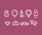Vector Jewerly Icon Set