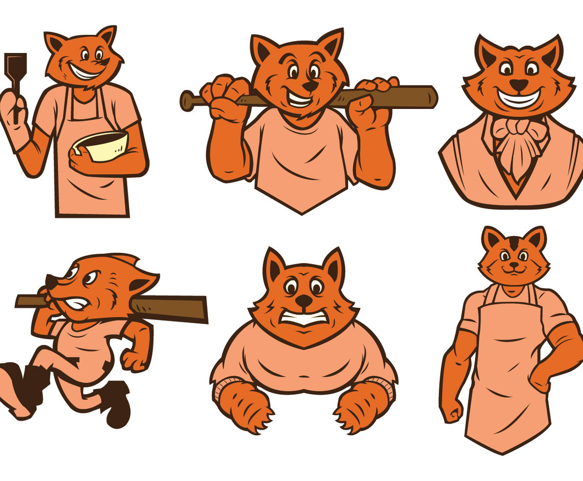 Free Raccoon Mascot Vector