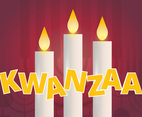 Kwanzaa Illustration Greetings. African American holiday festival of harvest.