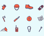 Rappeling Equipment Vector