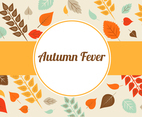 Autumn Leaves Vector Background