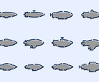 Blimp Silhouettes Pack