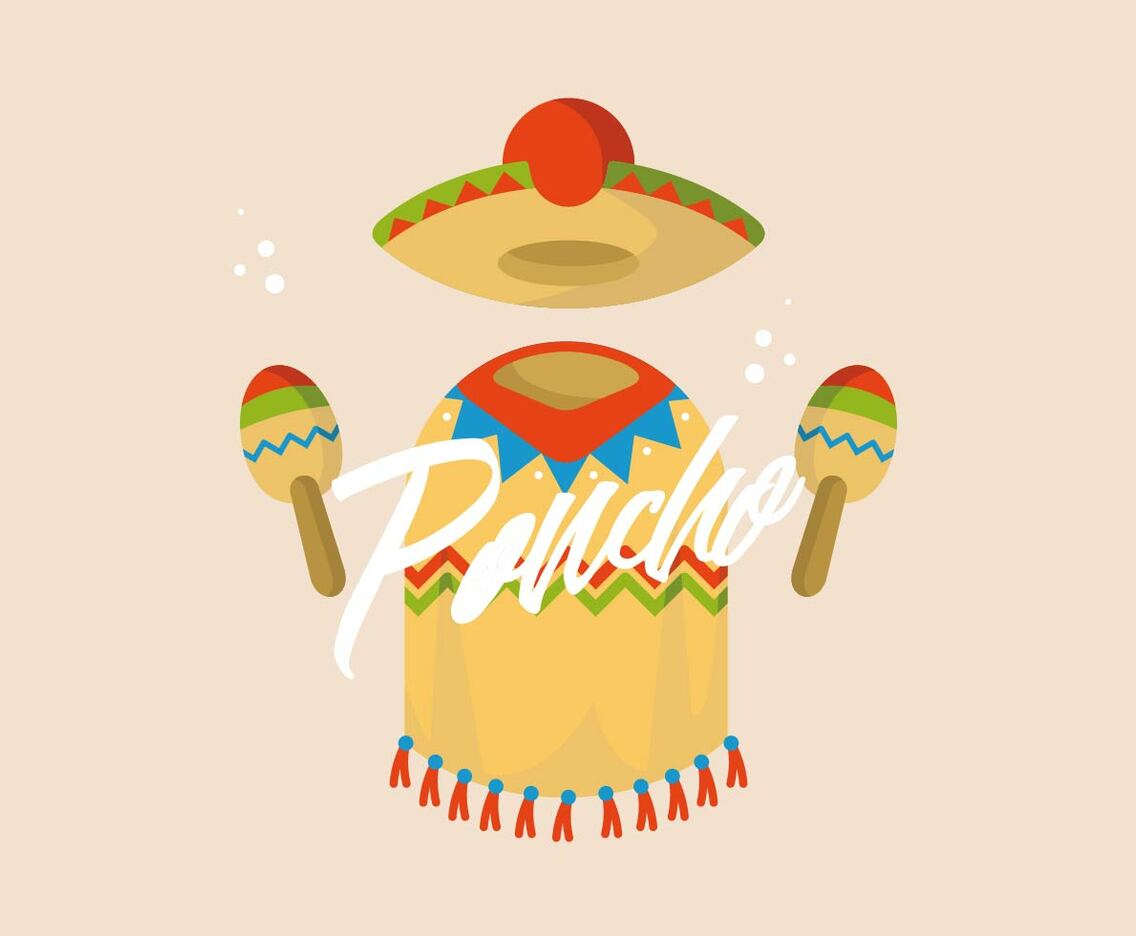 Poncho Illustration