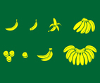 Banana Solid Icon Free Vector
