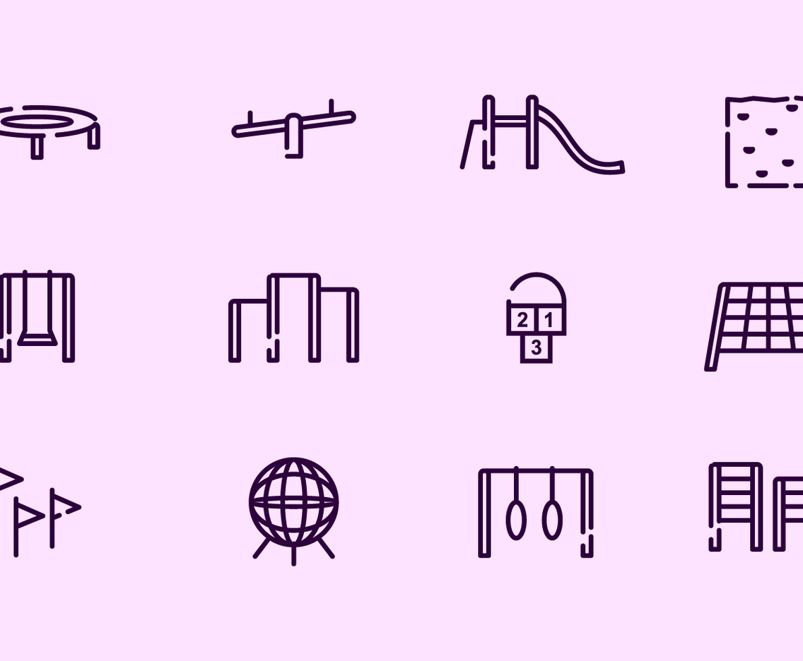 Kids Playground Vector