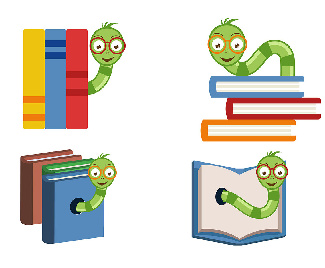 Bookworm Vectors