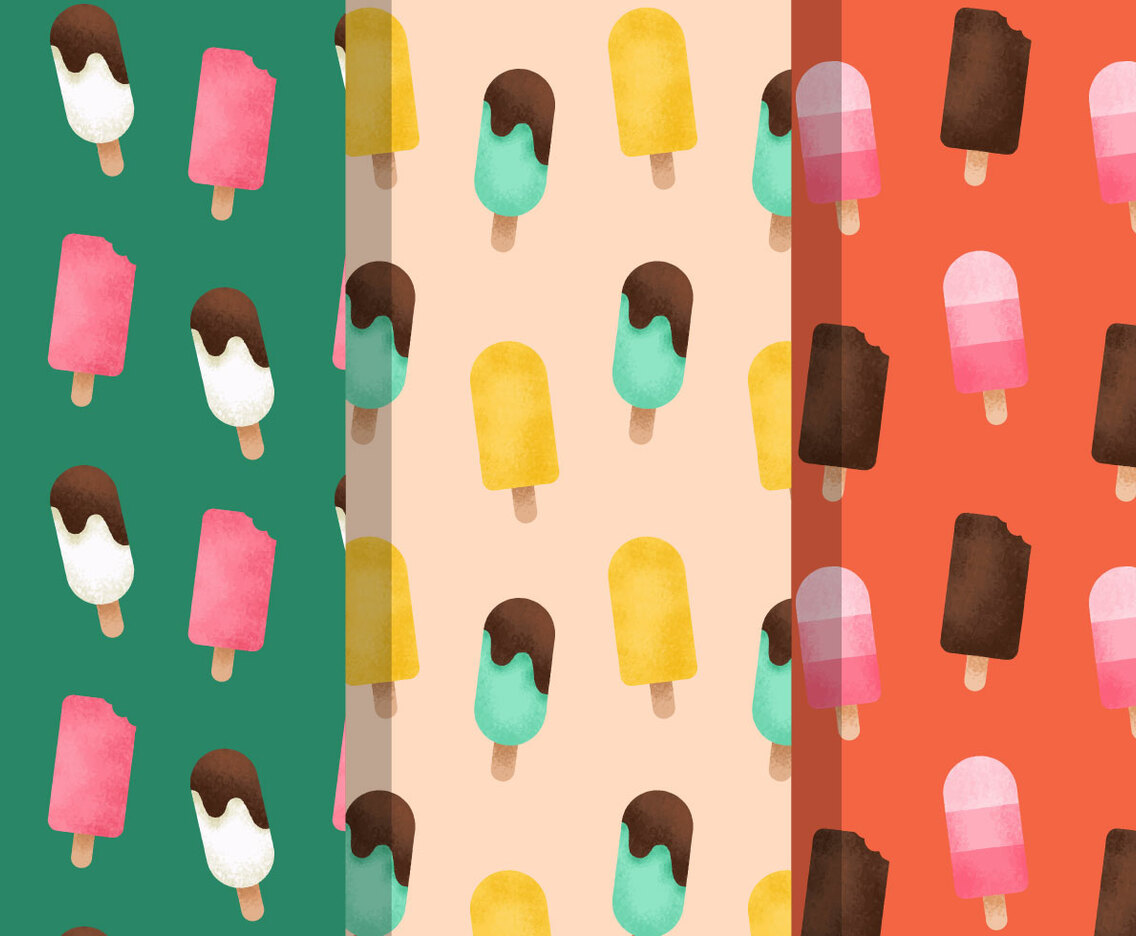 Free Vintage Ice Cream Patterns
