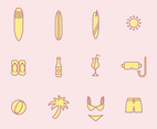Beach Vacation Vectors