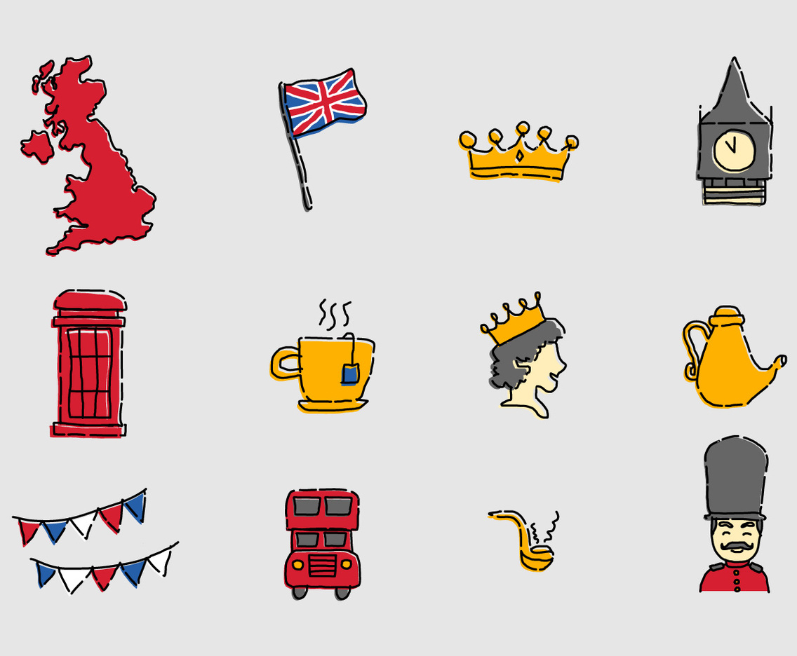 British - UK icons