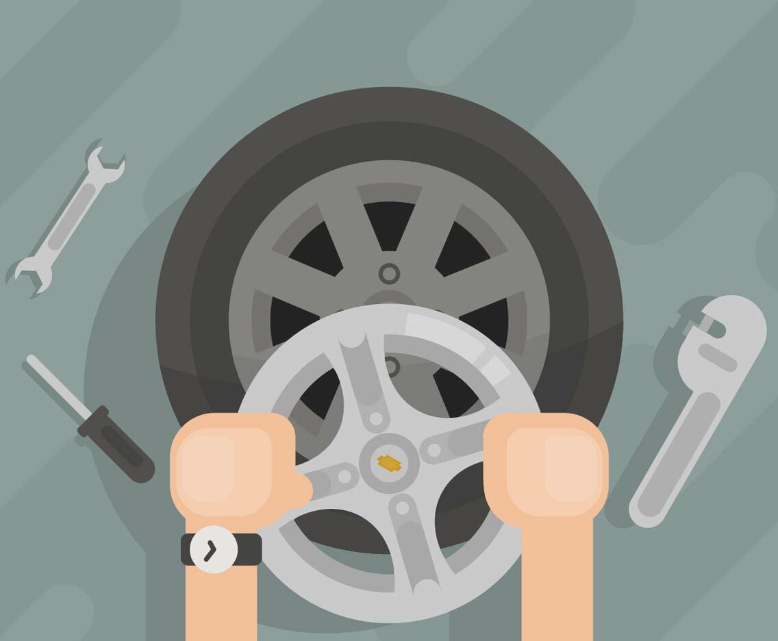 Hubcap Illustration