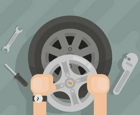 Hubcap Illustration