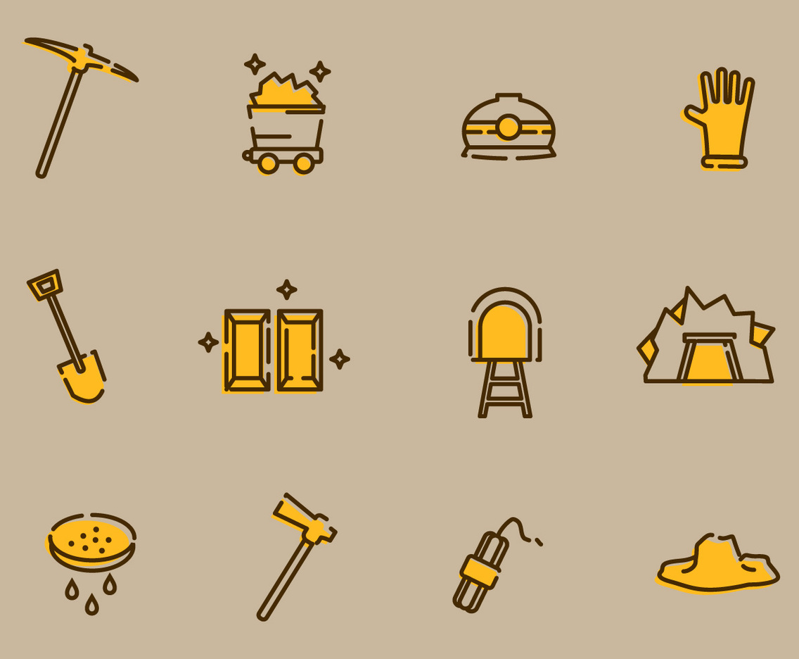 Gold Mine Icon Assets
