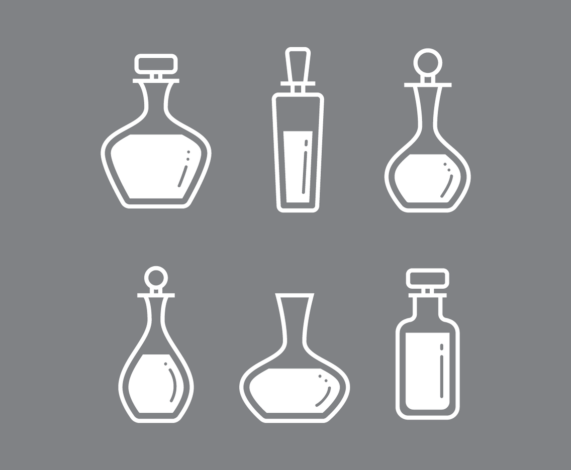 Decanters Vector