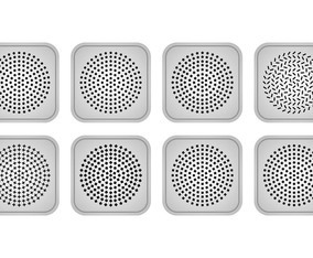 Vector Of Speaker Grill