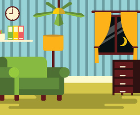 Illustration Of Living Room